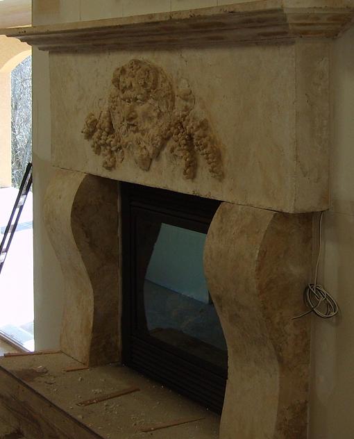 Scagliola Fireplace mantel